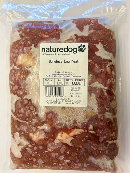 naturedog Boneless Emu Mince