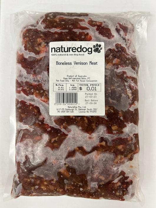 naturedog Boneless Venison Mince