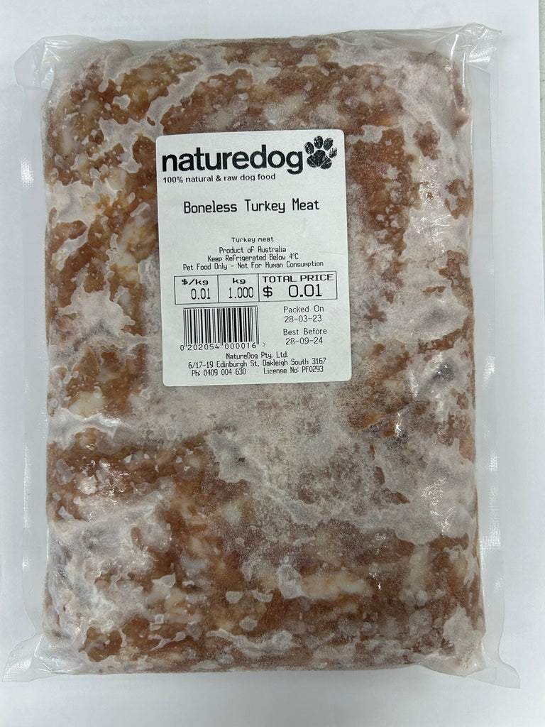 Turkey mince dog outlet food