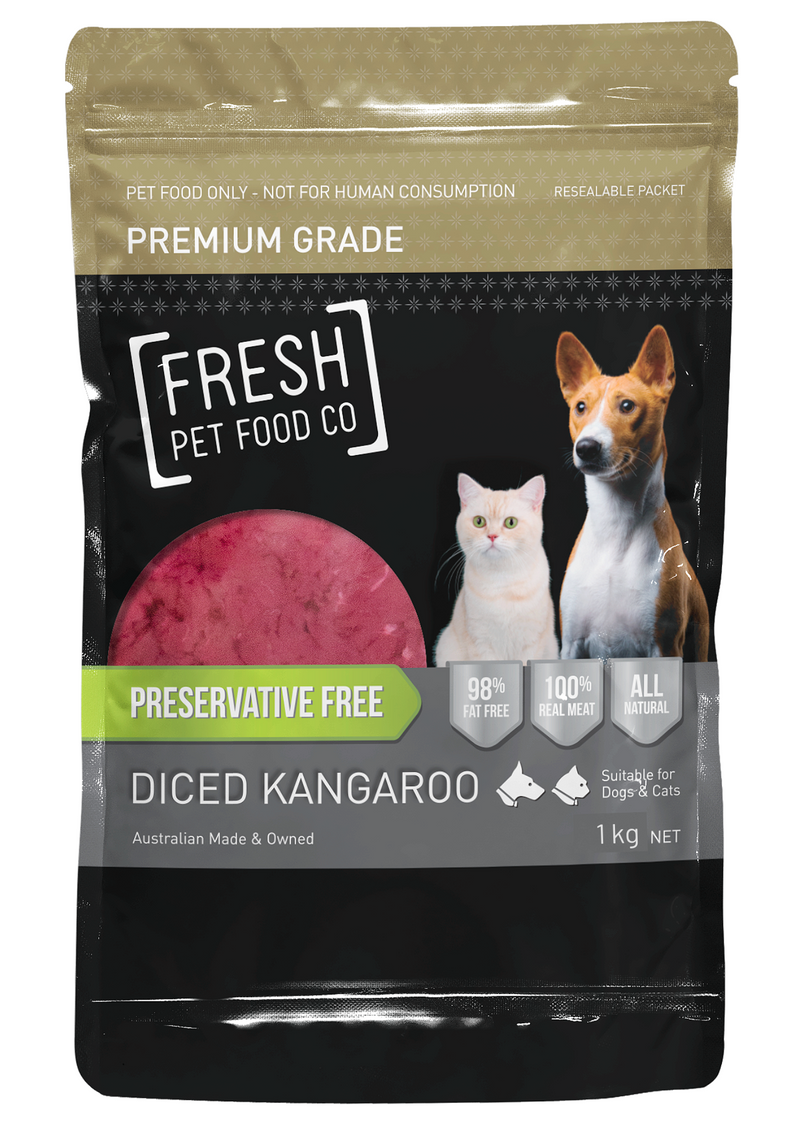 Kangaroo meat for store dogs with allergies