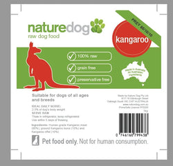 naturedog Prey Model Raw - Kangaroo 1kg